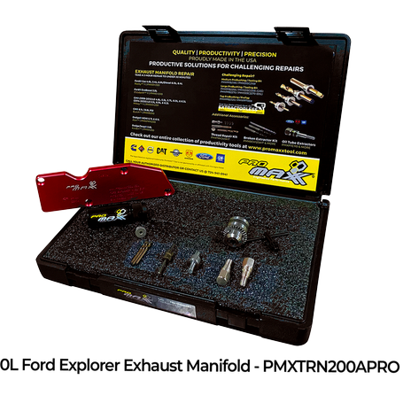 THE PROMAXX TARIN PROKIT IS NOW CERTIFIED TO REPAIR BROKEN BOLTS ON THE 4.0L FORD EXPLORER.