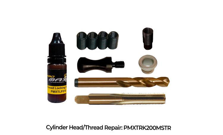 CYLINDER HEAD REPAIR KIT WITH BLIND PROSERT LETS TECHS MAKE A QUICK, LEAK-FREE REPAIR SAVING 15 HOURS