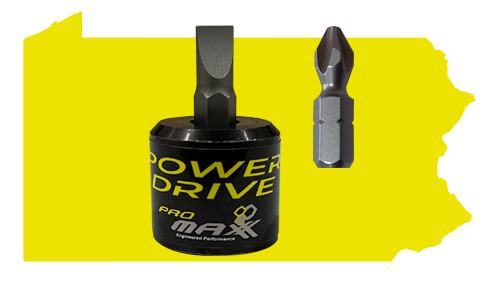 POWERDRIVE HEX ADAPTER CONVERTS ANY 1/4-INCH DRIVE RATCHET INTO A HIGH-TORQUE SCREWDRIVER TO ACCESS TIGHT SPACES