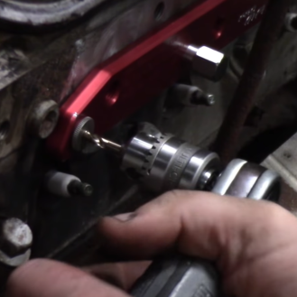 BROKEN BOLTS ON A GM AND HOW TO MAKE ROOM TO REMOVE THEM