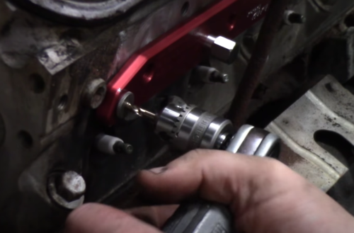 BROKEN BOLTS ON A GM AND HOW TO MAKE ROOM TO REMOVE THEM
