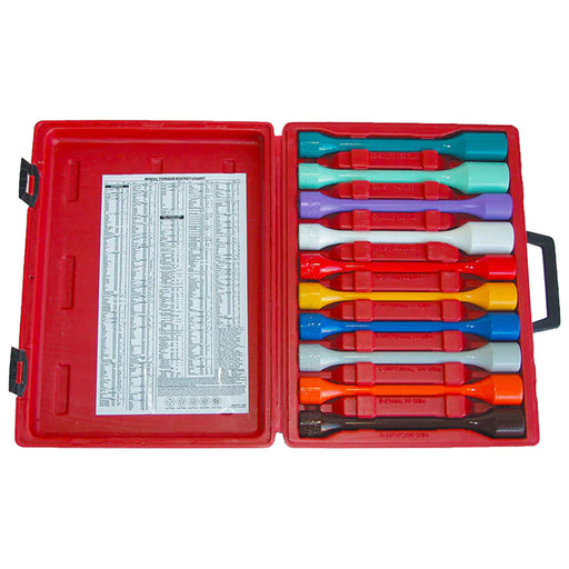 No reviews 10-Piece Wheel Torque Socket Master Kit For 1/2 Inch