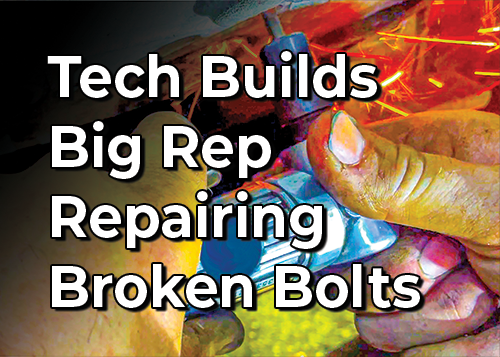 TECH BUILDS BIG REP AND MAKES BIG MONEY LEARNING HOW TO REMOVE BROKEN EXHAUST MANIFOLD BOLTS QUICKLY & EASILY