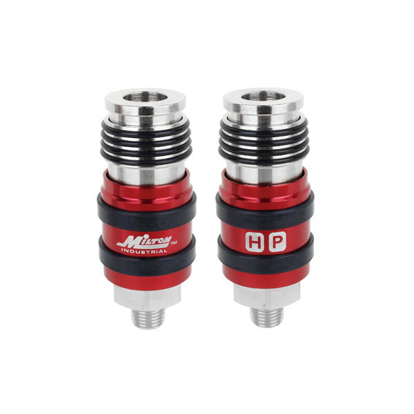 2 In ONE Universal Safety Exhaust Industrial Coupler, 1/4