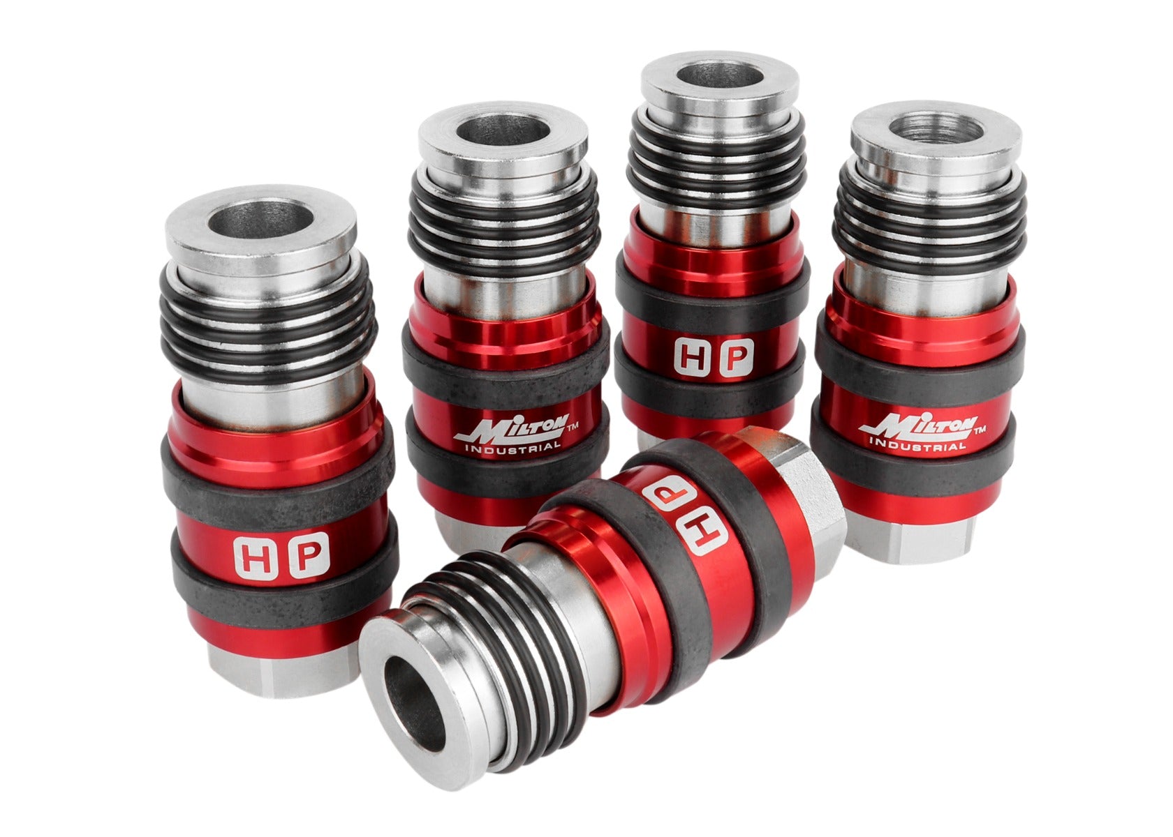 5 In ONE® Universal Safety Exhaust Quick-Connect Industrial Coupler, 1/4