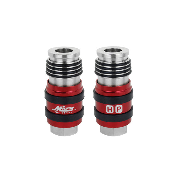 2-In-ONE Universal Safety Exhaust Industrial Coupler, 3/8
