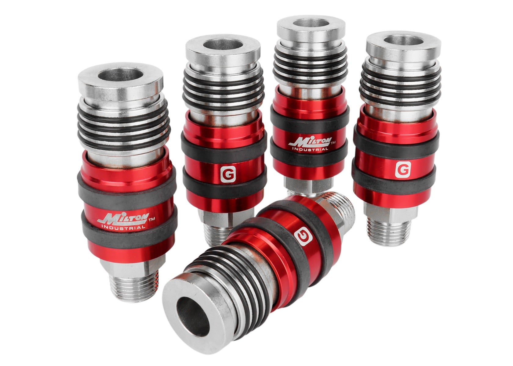 2-in-One Universal Safety Exhaust Industrial Coupler, 1/2