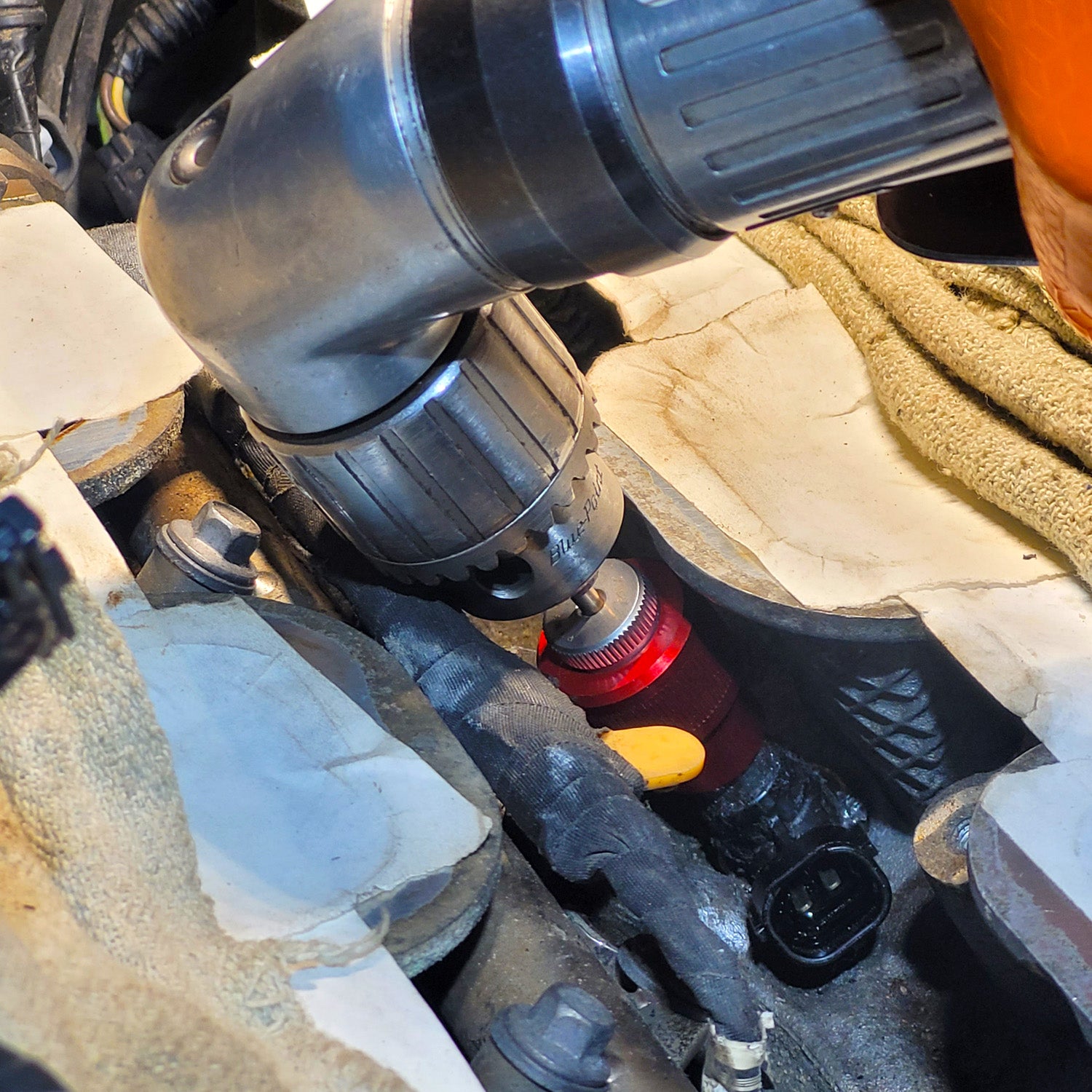 Fuel Injector Pullers quickly remove stuck EcoBoost injectors without engine teardown save 15 hrs Air-Powered for Ford 1.0L/1.5L/3.5L/3.7L engines