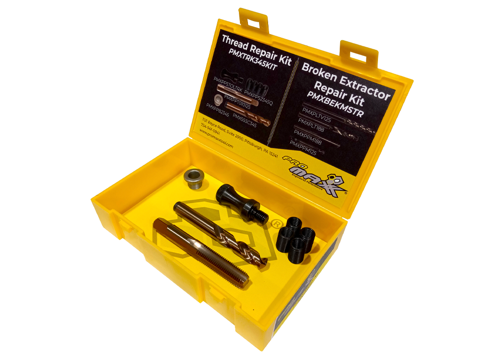 Thread Repair Kit, 8MM, Solid Steel Inserts Exhaust Manifold — ProMAXX Tool