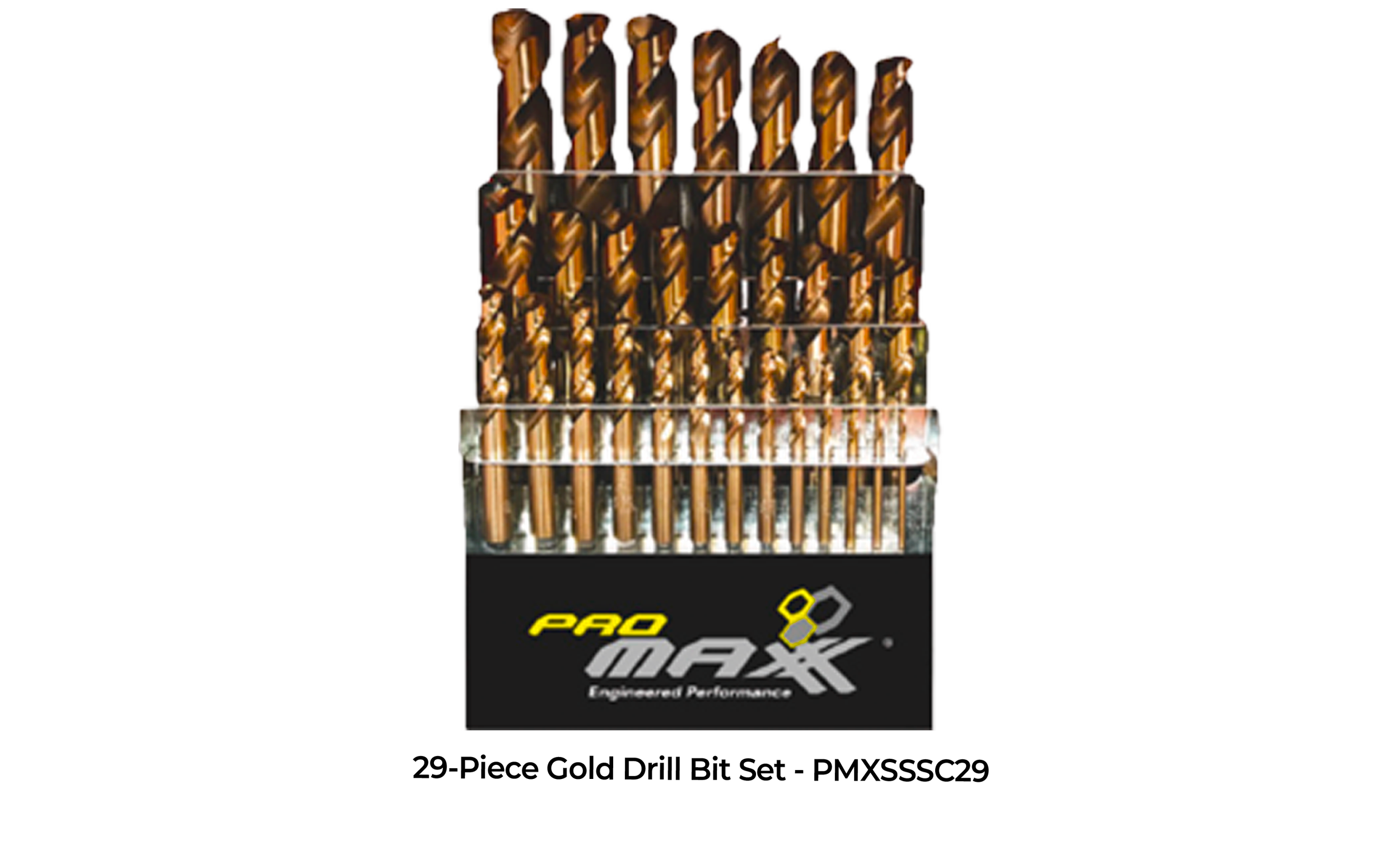 29 Piece Drill Bit Master Set 1 16 1 2 x 64 ProMAXX Tool