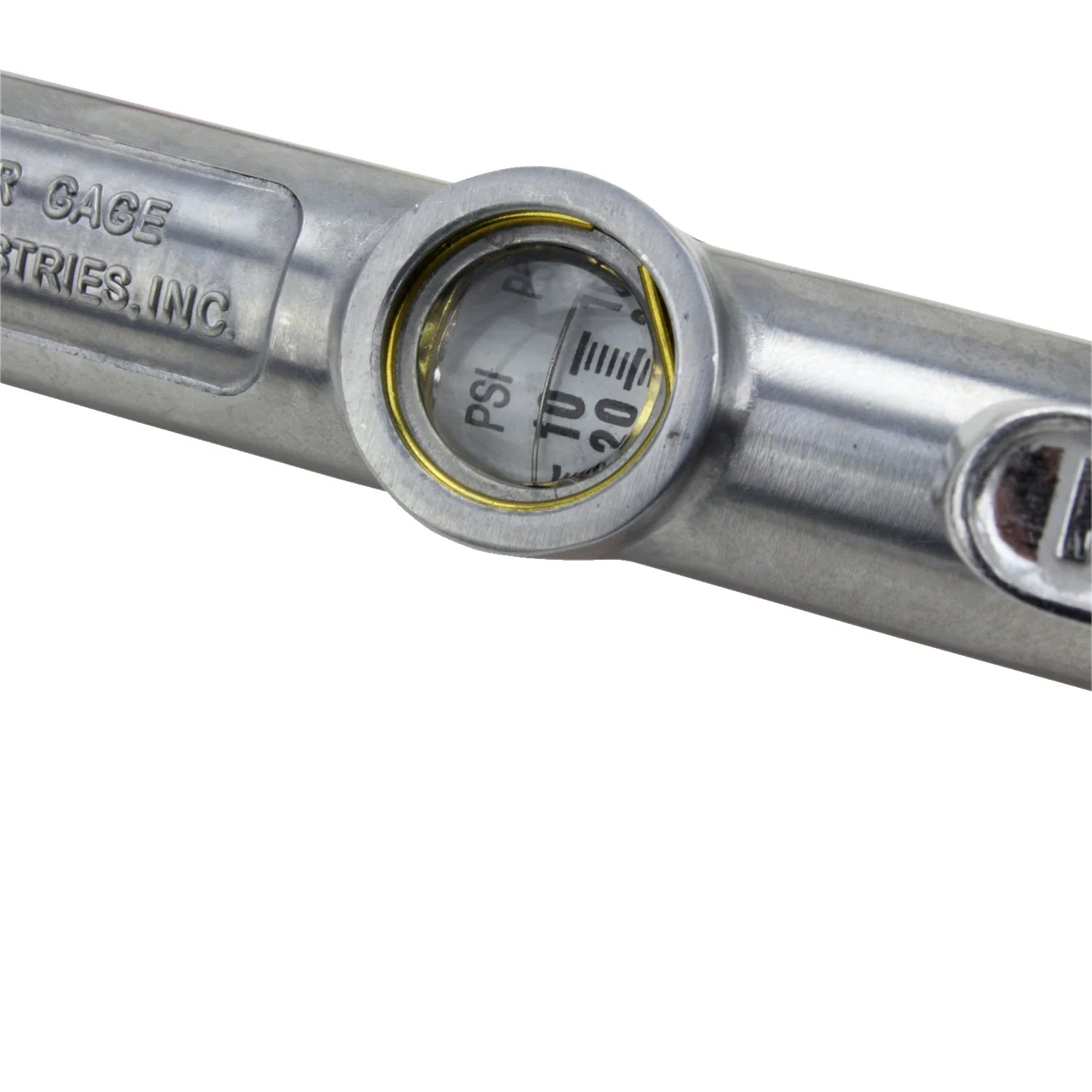 Heavy-Duty Dual Head Air Chuck Inflator Gauge with Swivel - 10-160 PSI
