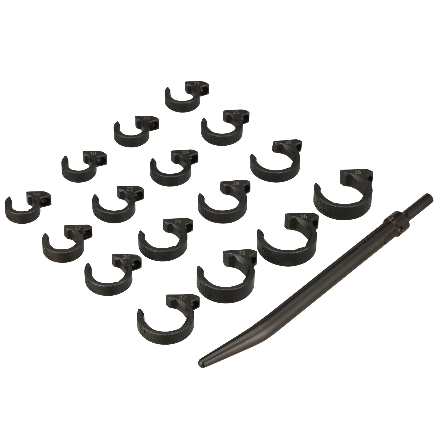 Heavy Duty Sae & Metric SHOCKIT® Socket Line Wrench Set Industrial/Hydraulic Fittings Removal 17-Piece