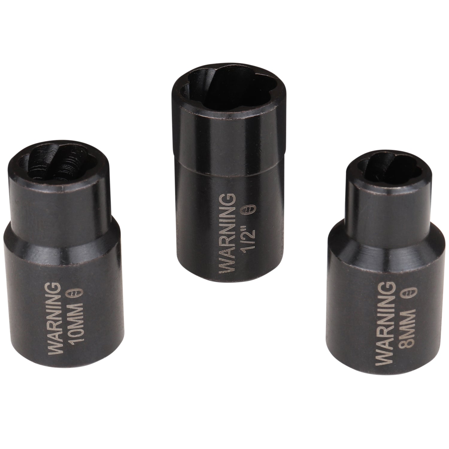 3/8″ Drive 3 Piece Twist Socket Transmission Drain Plug Removal System