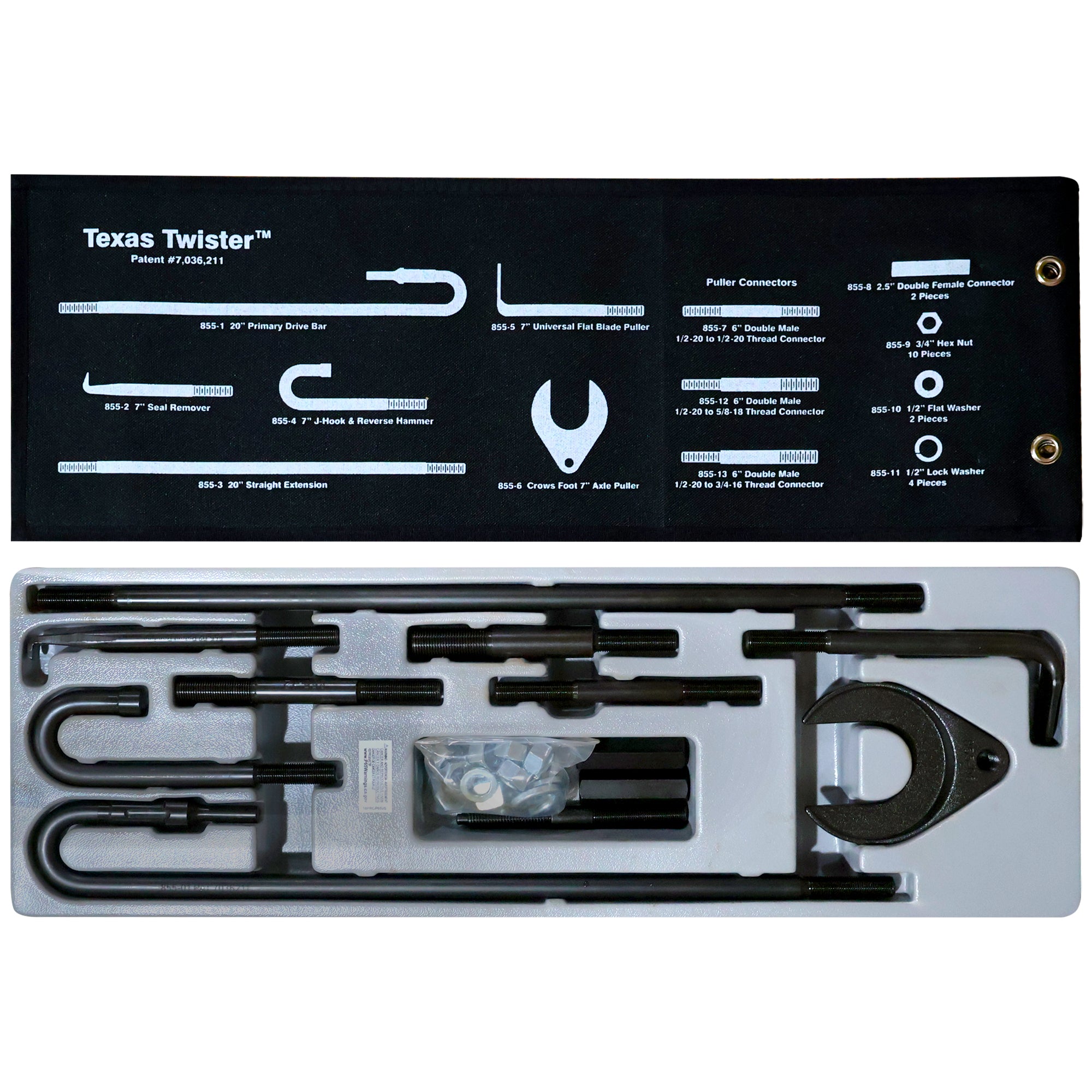 LT855A-Texas-Twister-Pneumatic Slider Hammer Pulling Kit (LT855A)