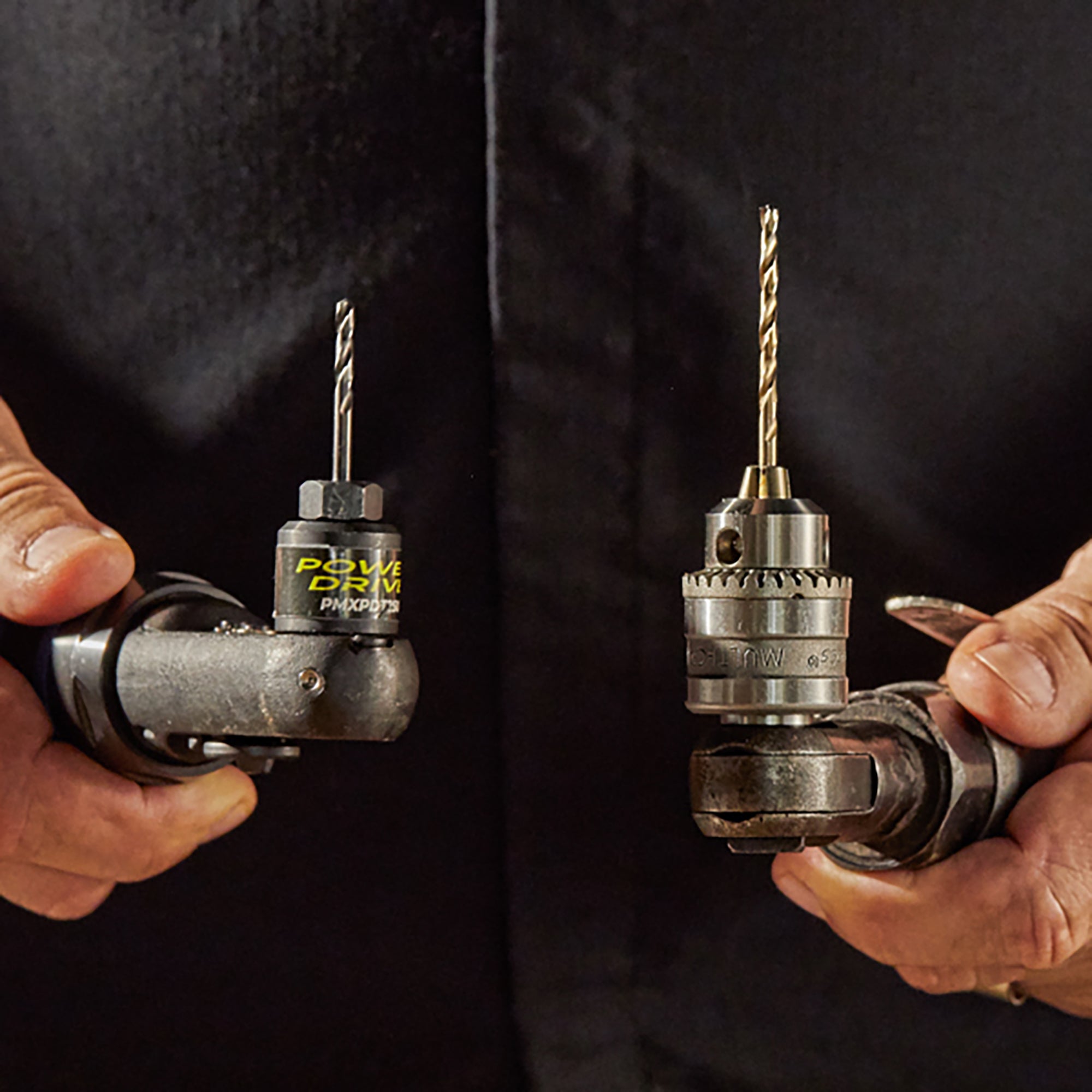 1/4 Inch Drive Ratchet to Drill Socket Threaded Bit Adapter Reaches Tight Spots PowerDrive