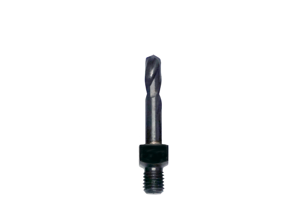 Threaded Cobalt Drill Bit Short - 3/16IN DX.75IN L cutting length • 1/4 x 28 TPI (THD)