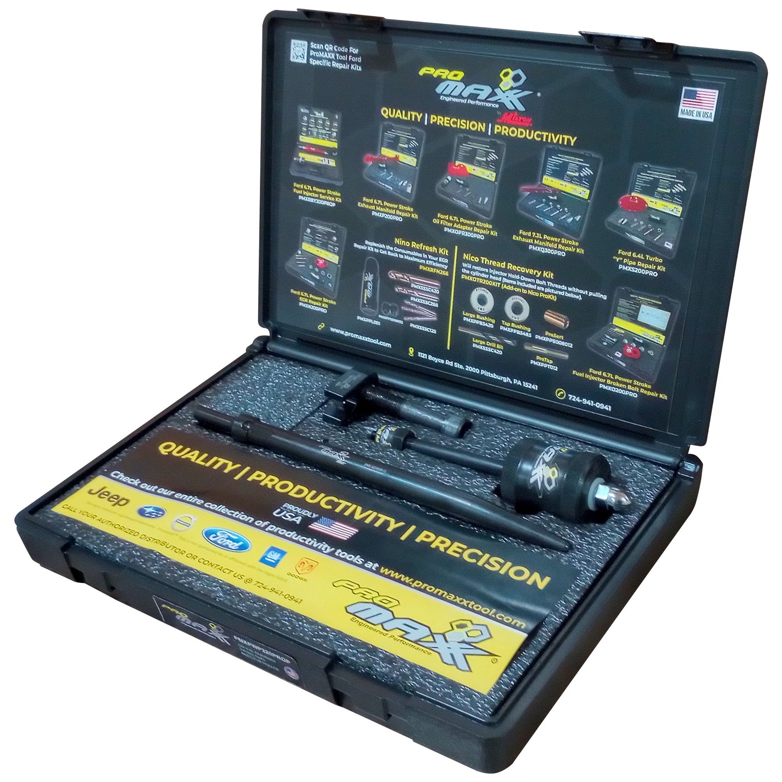 Pull Fuel Injectors/Oil Tubes/Seals — ProMAXX Tool