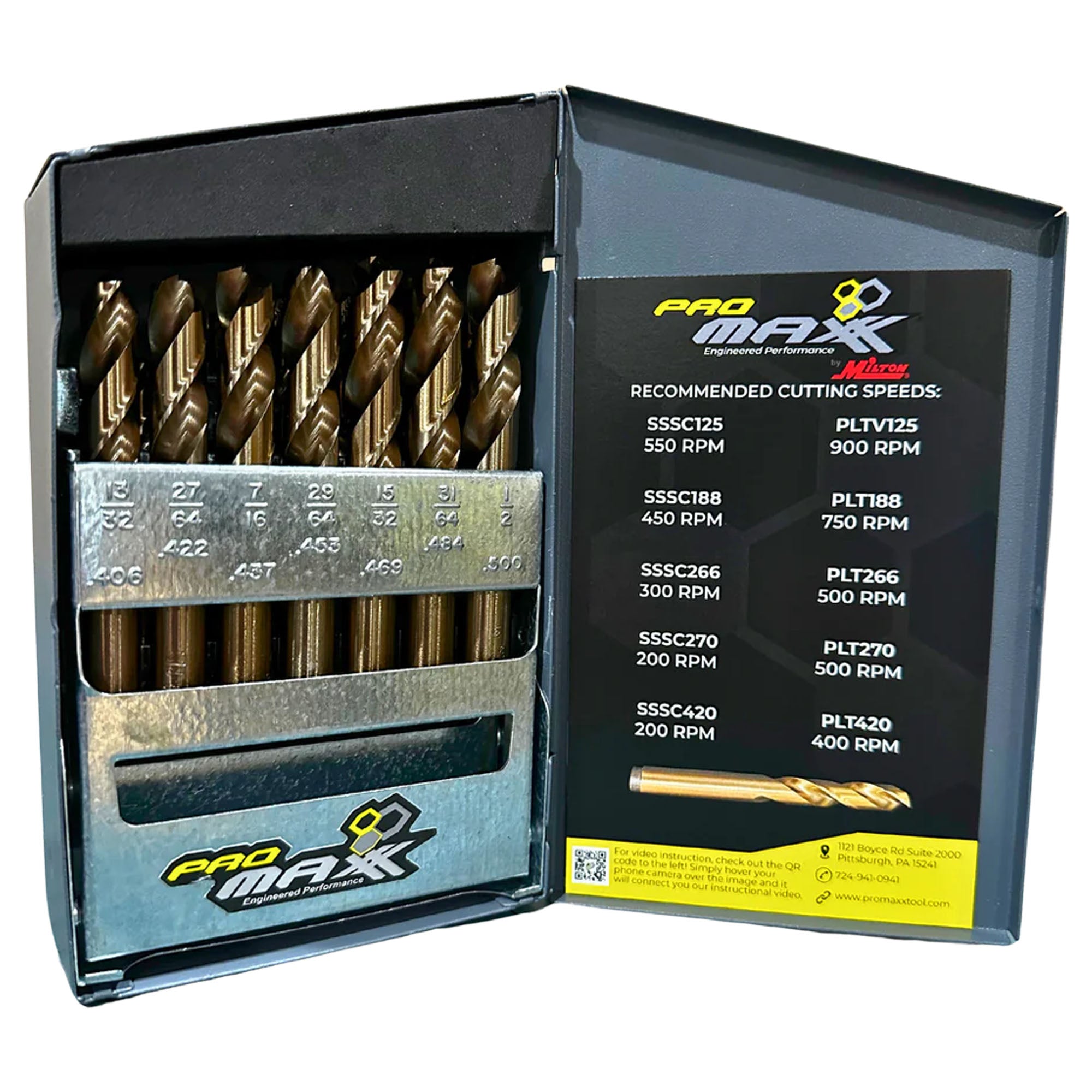 29 Piece Gold Drill Bit Master Set