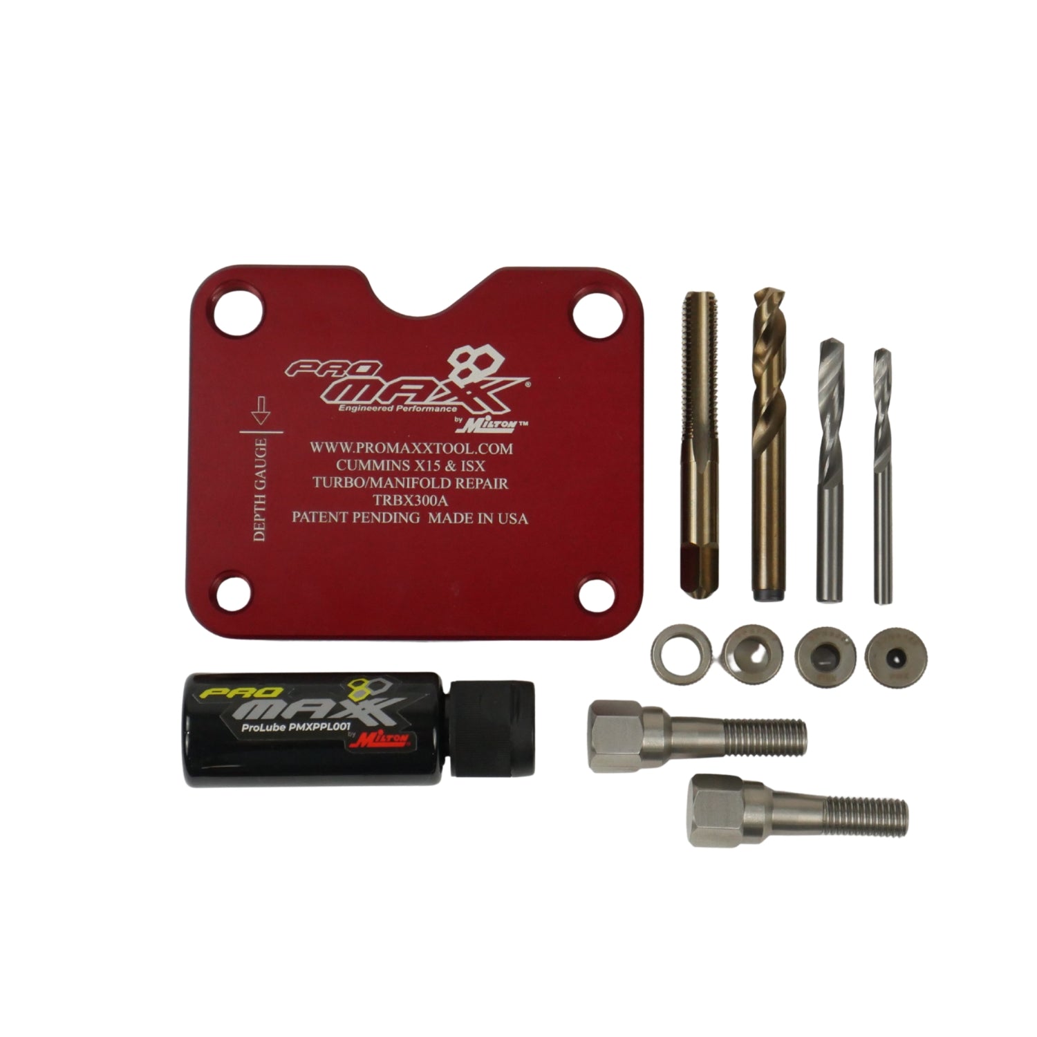 Cummins ISX/X15/X12 Turbocharger Broken Stud Repair Kit – Precision Drill Guide