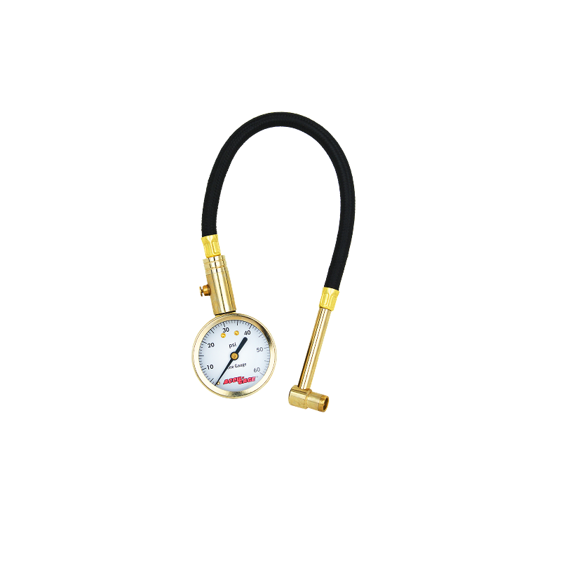 ACCU-GAGE® by Milton® Dial Tire Pressure Gauge w/ Right Angle Air Chuck and 11