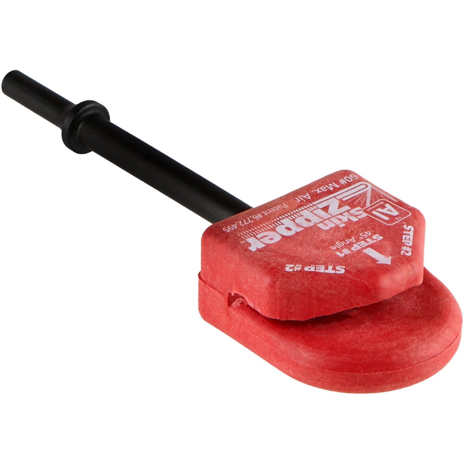 Skin Zipper Collection includes Air Hammer attachment tools that skin a door in less than 10 min., hem narrow window flanges. Use the AI Skin Zippers to skin aluminum doors in 15 min and window openings. Replacement heads available.