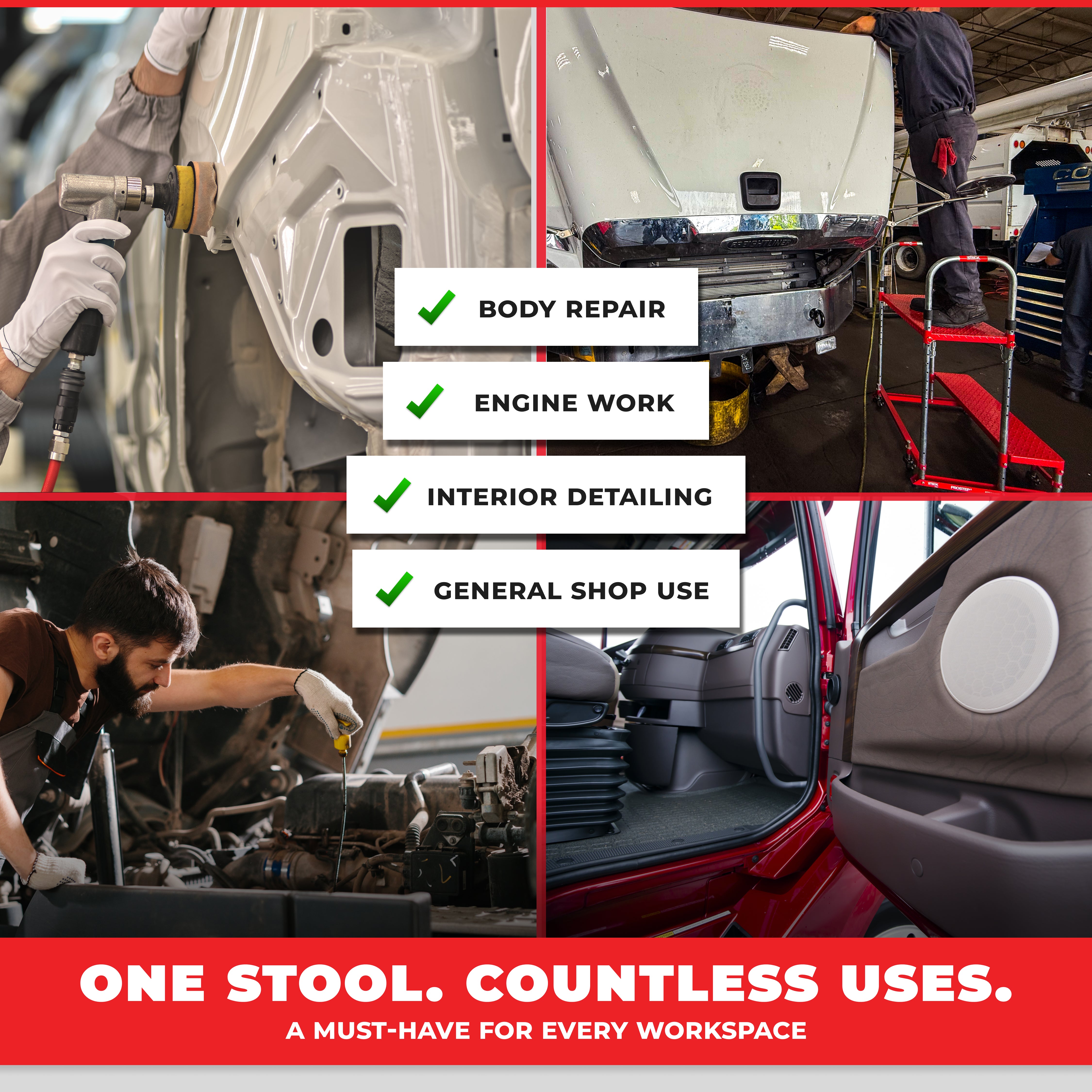 STECK® PROSTEP2™ Heavy-Duty Shop Step Platform