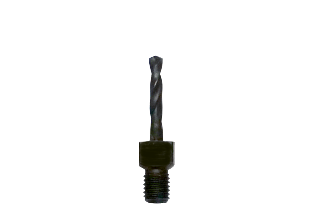 Threaded Cobalt Drill Bit Short - 1/8IN DX.75IN L cutting length • 1/4 x 28 TPI (THD)
