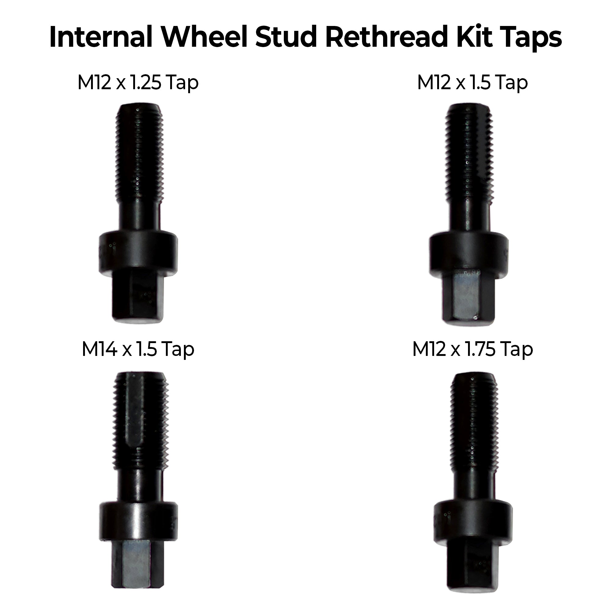 10-Piece Wheel Hub Master Rethread Kit Damaged Stud / Bolts — ProMAXX Tool