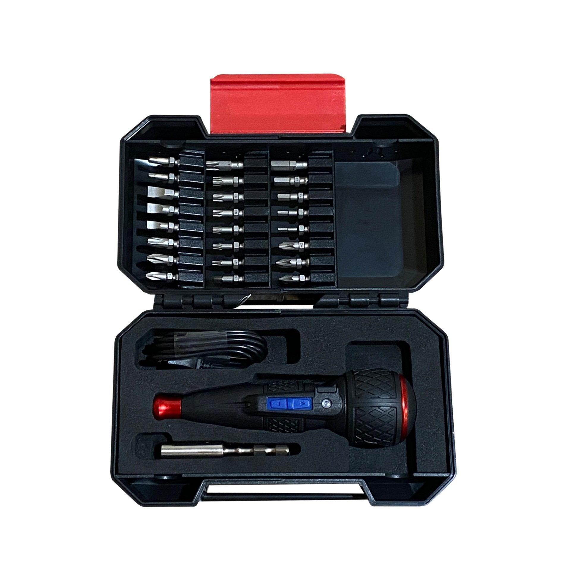 Battery Powered Screwdriver VESSEL Ball Grip 220USB Rechargeable with 25 PC. Bit Set