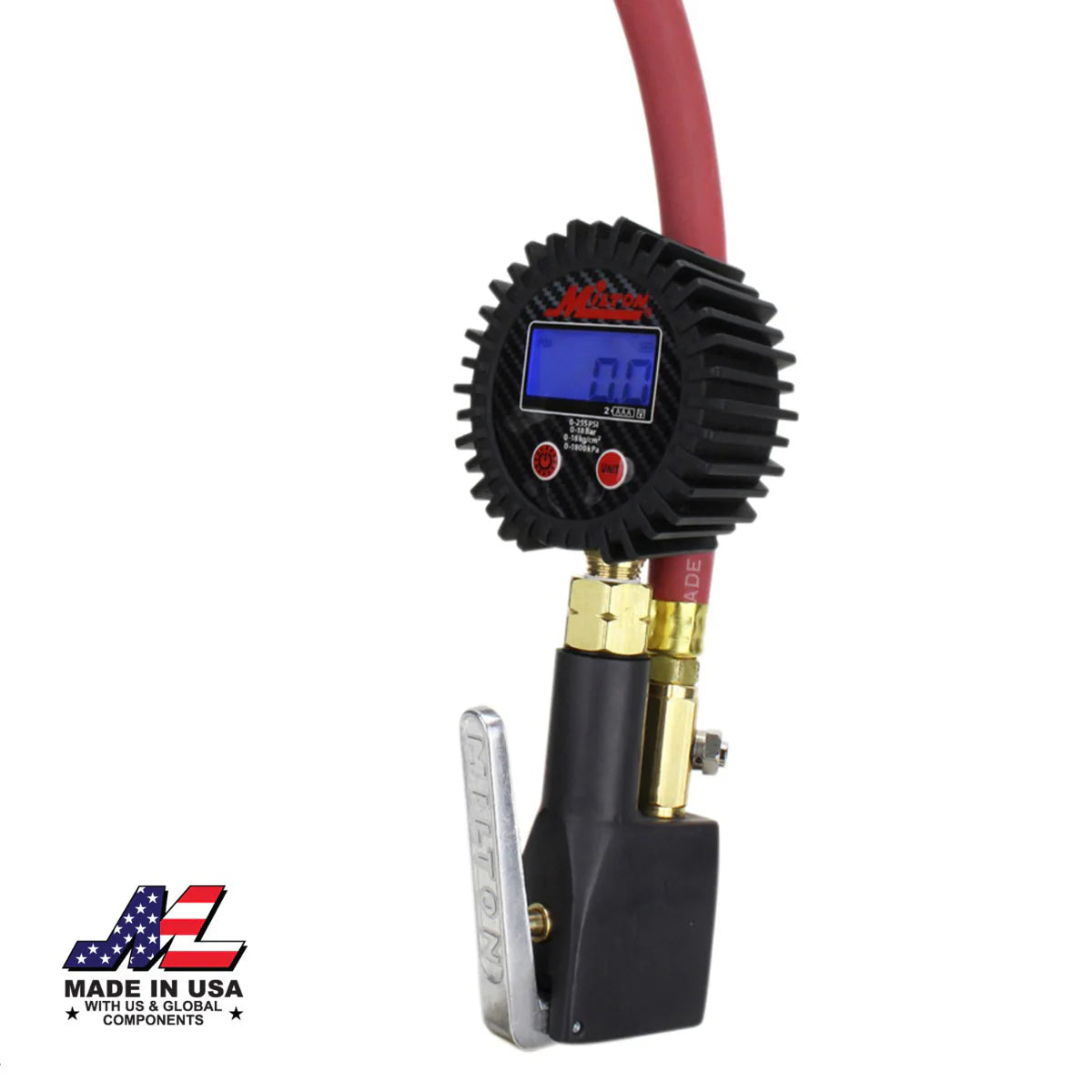 Compact Digital Tire Inflator with Pressure Gauge (255 PSI)