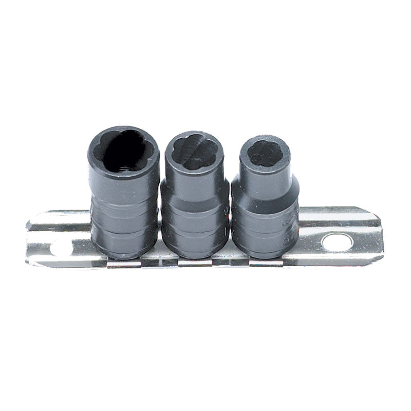 3/8″ Drive 3 Piece Twist Socket Transmission Drain Plug Removal System