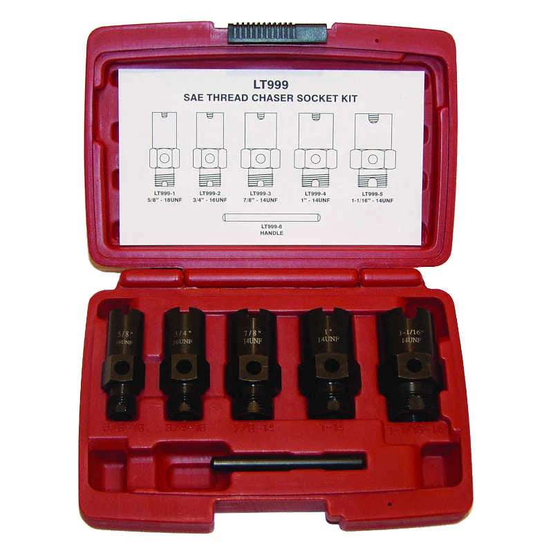 SAE Thread Chaser Socket Set