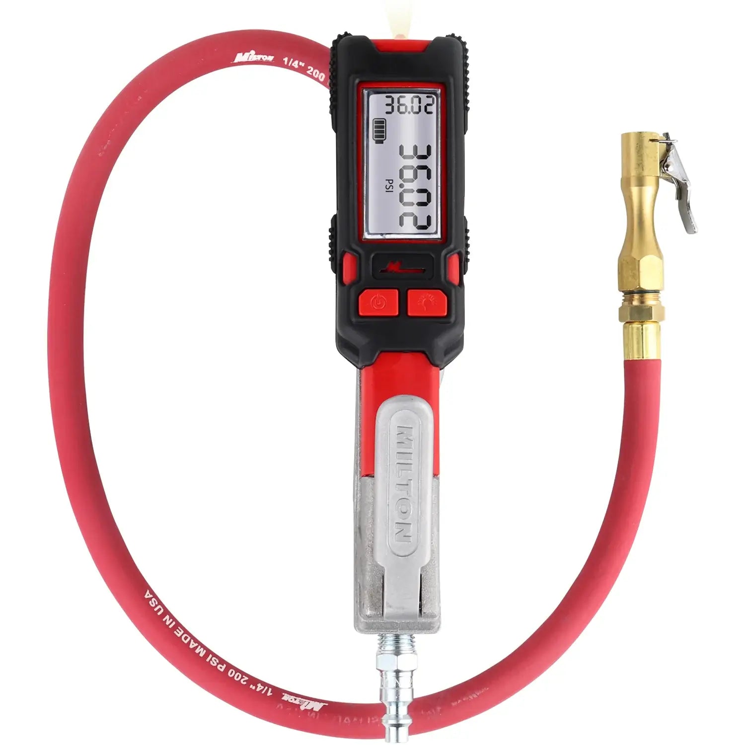 NEW & IMPROVED - EZ-LOCK™ Air Chuck s-581e Precision Digital Tire Inflator & Pressure Gauge (0-160 PSI), Extreme ± 0.25% Accuracy