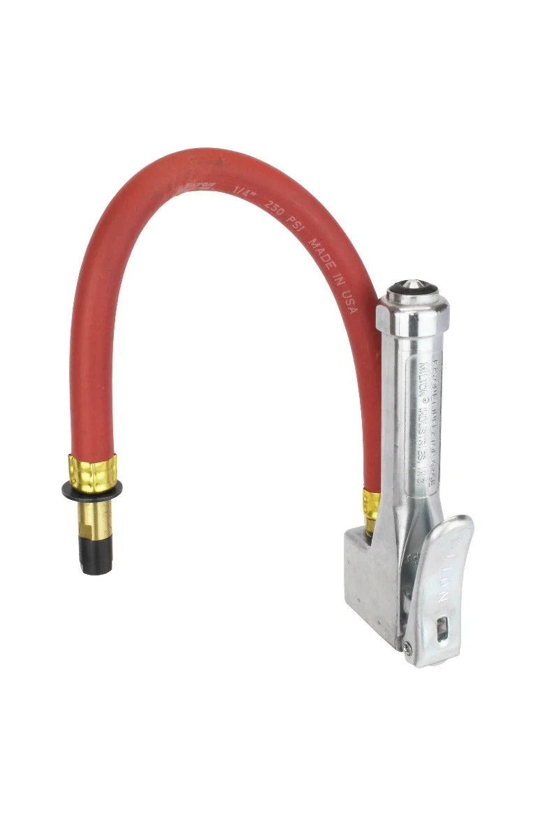 Bayonet Tire Inflator Gauge - Straight Air Chuck Head 10-120 PSI (Pack of 5)