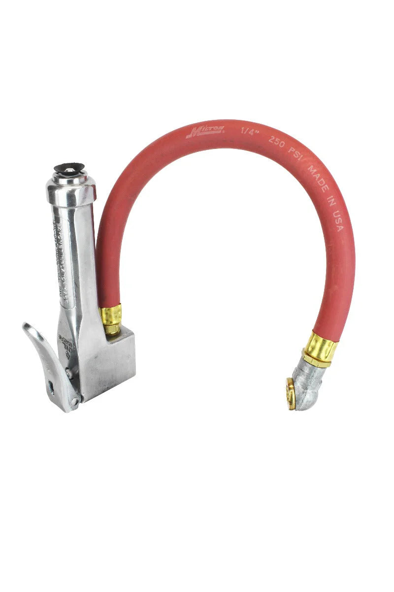 Bayonet Tire Inflator Gauge - Single Air Chuck Head 12