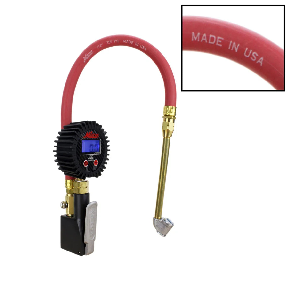 Compact Digital Tire Inflator with Pressure Gauge (255 PSI)