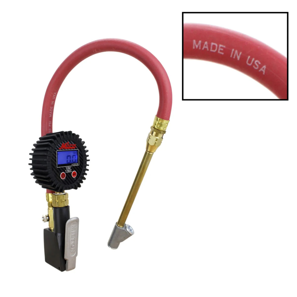 Compact Digital Tire Inflator with Pressure Gauge (255 PSI)