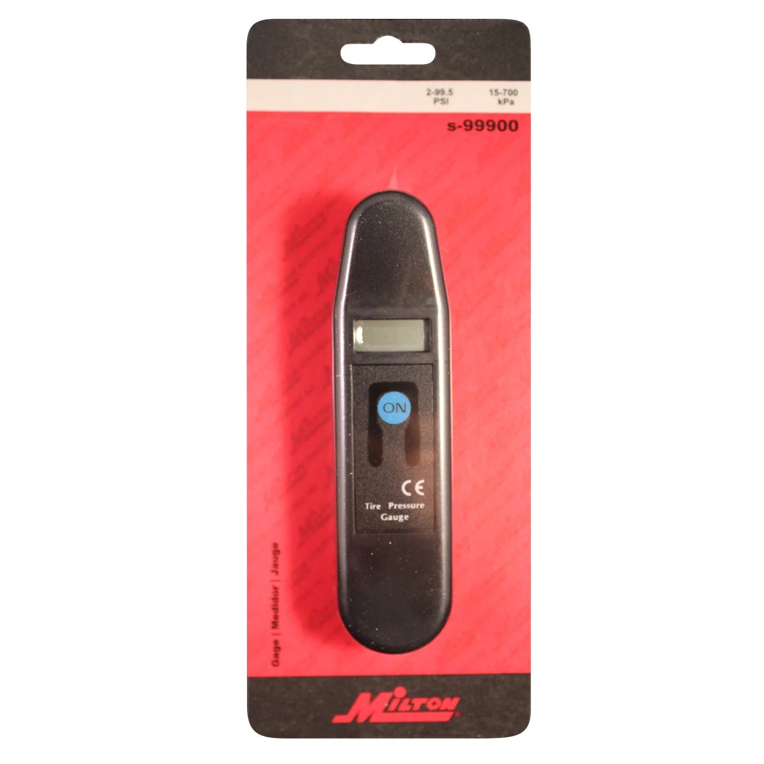 Single Head Chuck Digital Tire Gauge (Single Retail Pack)